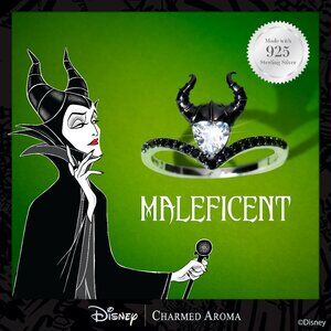 Disney Villians Maleficent ring, 925 Sterling Silver Charmed Aroma